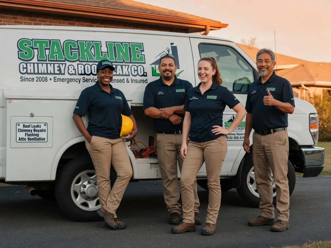 Chimney flashing repair company in Lasara, TX